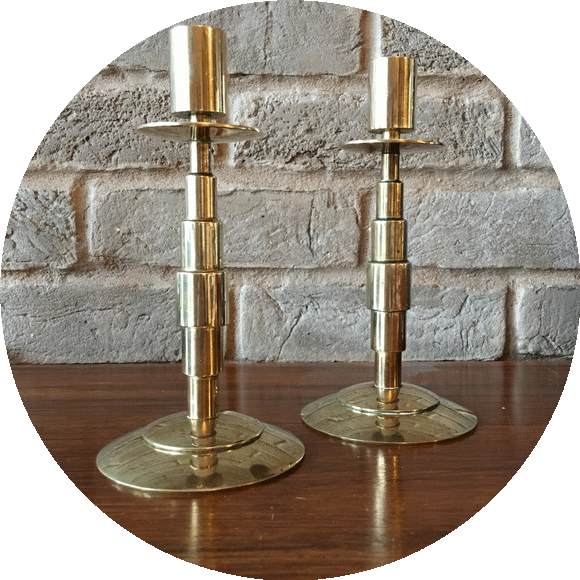 Dantorp Design Brass Candlestick