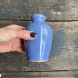 Antique blue Ronuk Ware stoneware Jar 12.5 cm