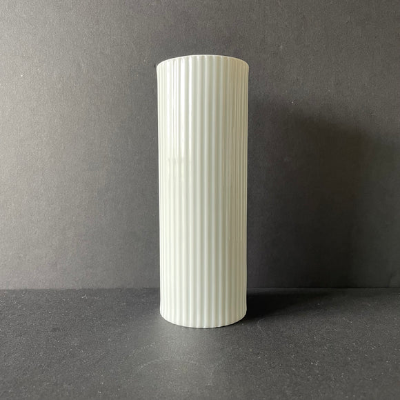 Lorenz Hutschenreuther cylindrical vase, white