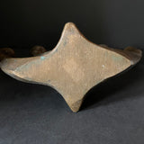 Horst Dalbeck Bronze 5-Arm Candelabra, Brutalist Style
