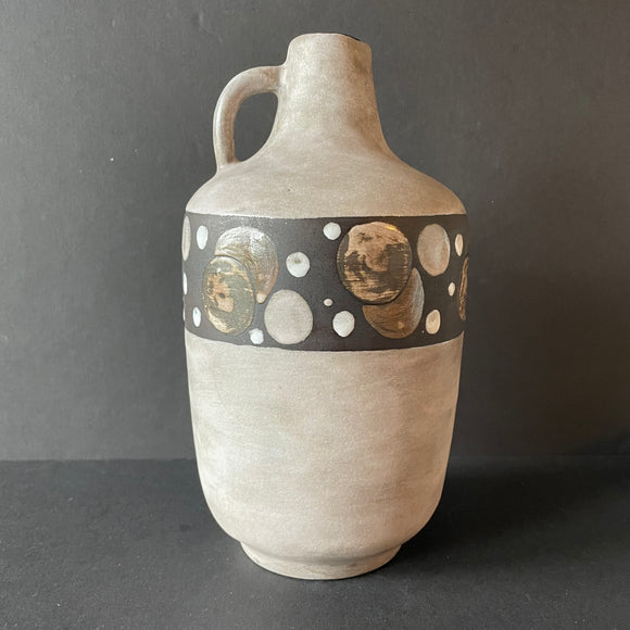 219 Ceramano, West Germany, handled vase