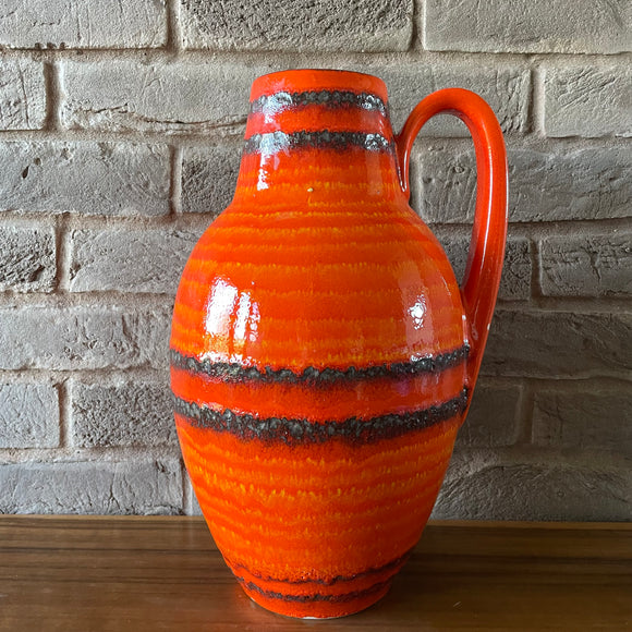 279-38 Scheurich, West Germany Floor Vase, orange