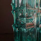Sklo Union Rosice Glass Vase, blue, design Vladislav Urban