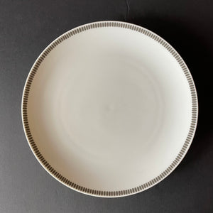 Thomas modernist Porcelain large Dinner Plate 'Onyx Grey'