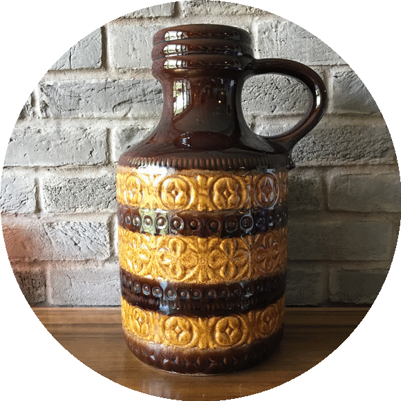 489 39 West German Vase - Scheurich, 'Foligno' pattern