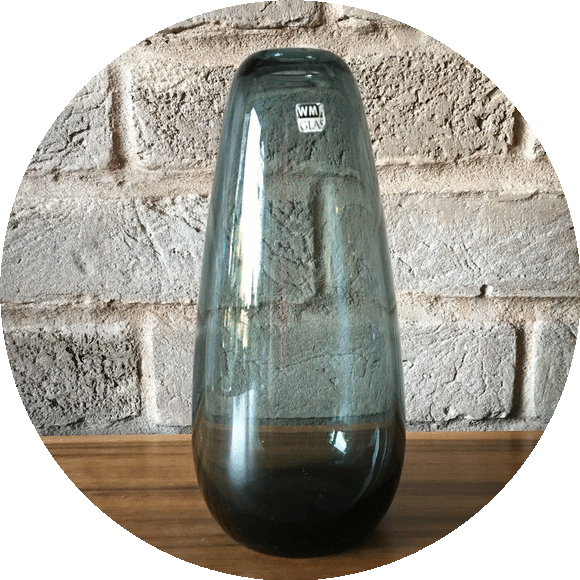 WMF Vase Tourmaline, Design W. Wagenfeld, 19 cm