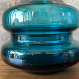 WMF hooped Glass Vase, blue, Cari Zalloni