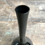 Aseda, Sweden, bottle Glass Vase, black, design Arthur Percy