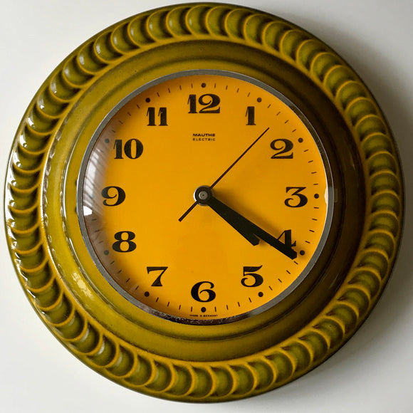 Mauthe Electric Ceramic Kitchen Clock