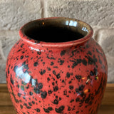 650 20 BAY Ceramic Vase, red/black