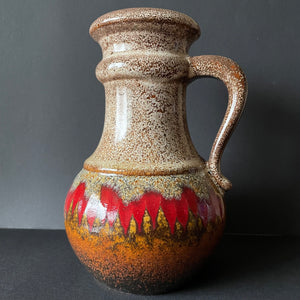 496 18 Scheurich handled Vase, West Germany