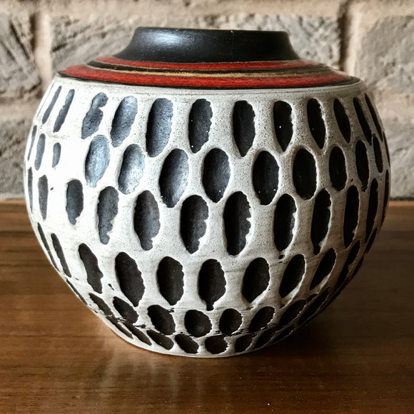 Jasba, Mid Century West German Pottery Vase 191/12
