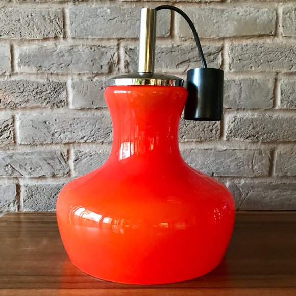 Orange retro Glass Ceiling Lamp Shade