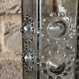 Dartington FT108  Glass Hexagonal  'Nipple Vase', Grey