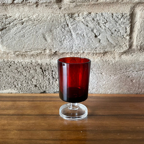 Luminarc Cavalier, shot glass, red