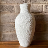 7841 Kunstporzellan Ilmenau GDR white bisque Vase