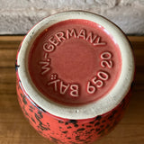 650 20 BAY Ceramic Vase, red/black