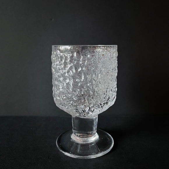 Whitefriars ‚Glacier‘ Crystal Water Glass, 11cm