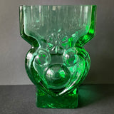 Magnor Glass Vase 'Hjerte', green