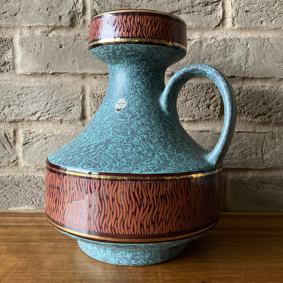 Jasba, Mid Century West German Pottery Vase 230/28