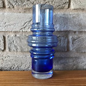 riihimaki tamara aladin hooped glass vase blue