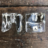 'Ri-Jalka' candle holders by Juhava, Finland, set of two