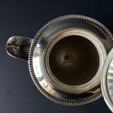 Victorian silverplated Water Jug, Ebony Handle