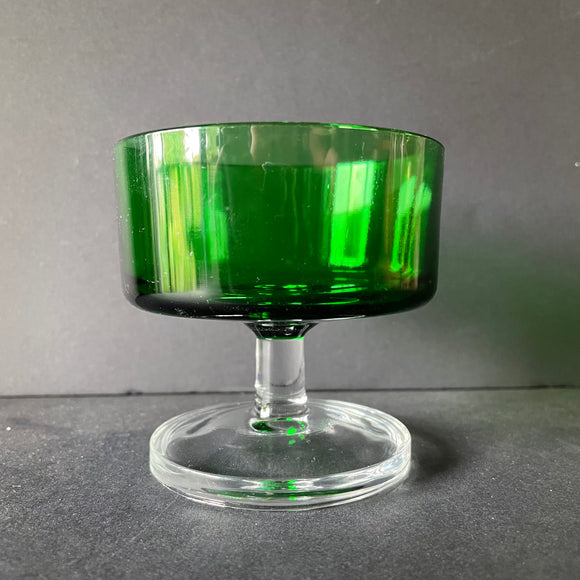 Luminarc Cavalier glass - Champagne/Sundae Bowl green