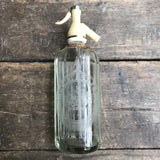 Vintage Schweppes Soda Syphon/Glass Bottle