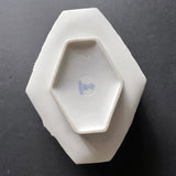 143 Kaiser Bisque Porcelain, Fossil design, Diamond shaped bowl