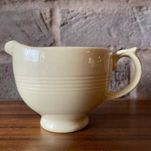 wood's ware jasmine (yellow) small curved cream jug