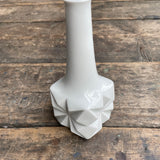 Schuhmann Arzberg small Op Art Ceramic Vase, white