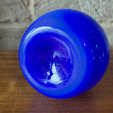 Gullaskruf, Arthur Percy, cased Bottle Vase, blue/white