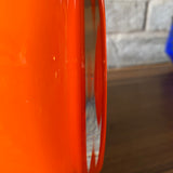 Empoli cased Glass Vase, Scandinavian Style, orange