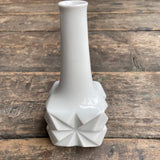 Schuhmann Arzberg small Op Art Ceramic Vase, white