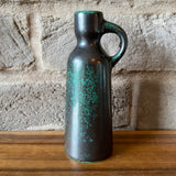 Ruscha small West German Vase, 342/1 gunpowder grey/green
