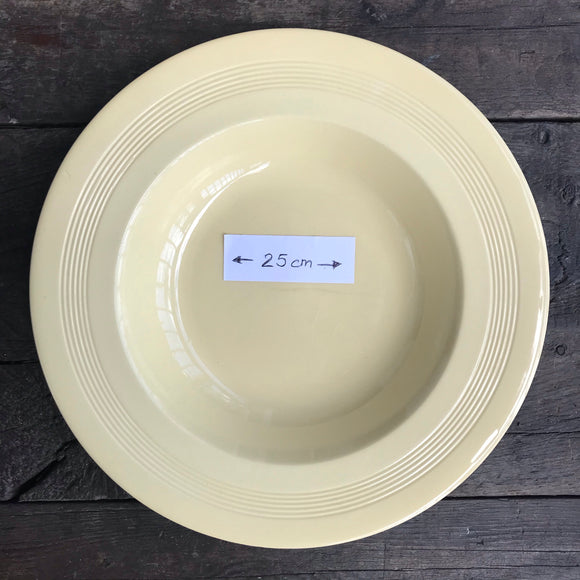 Wood's Ware 'Jasmine' rimmed Soup Plate - 25 cm
