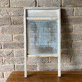 Antique Wooden and Glass Washboard