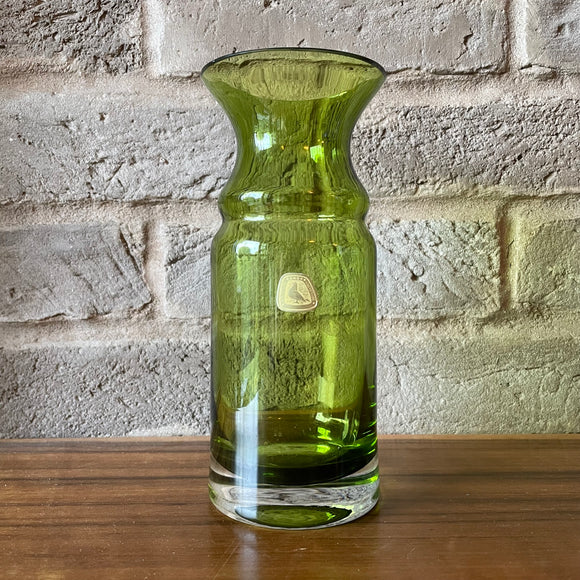 Alfred Taube, West German Glass vase, green