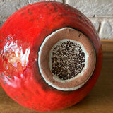 West German Vase, Carstens shape 200, red