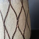 1533-24 Carstens Tönnieshof  handled Ceramic Vase, blue, off-white