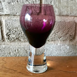 Caithness Canisbay goblet, purple